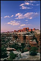 Last light on the Needles. Canyonlands National Park ( color)