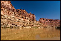 Colorado River Canyon. Canyonlands National Park, Utah, USA. (color)