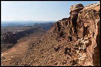 Cliffs and Surprise Valley, Maze District. Canyonlands National Park ( color)