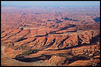 Aerial view of Petes Mesa. Canyonlands National Park ( color)