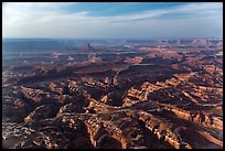 Aerial view of Maze area. Canyonlands National Park ( color)