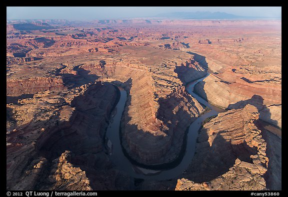 Aerial view of the Confluence. Canyonlands National Park, Utah, USA.