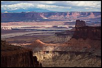 View over White Rim from High Spur. Canyonlands National Park ( color)