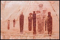 Holy Ghost panel in the Great Gallery, Horseshoe Canyon. Canyonlands National Park ( color)