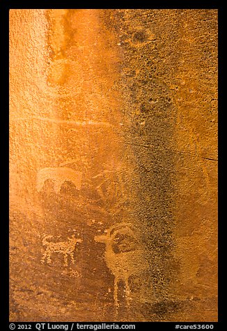 Fremont Petroglyphs. Capitol Reef National Park, Utah, USA.