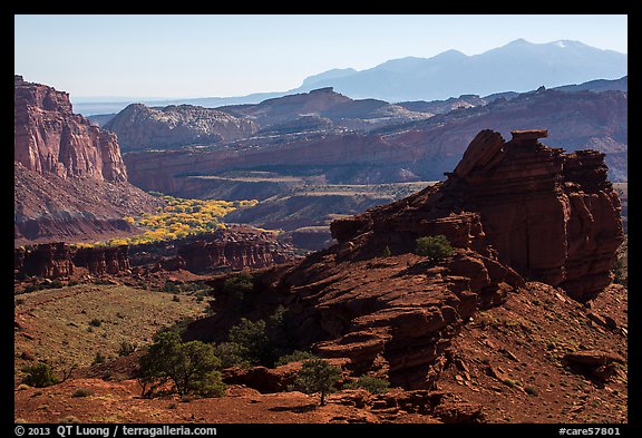 Morning from Sunset Point. Capitol Reef National Park (color)