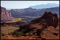 Morning from Sunset Point. Capitol Reef National Park ( color)