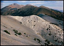 Wheeler Peak and Snake range seen from Mt Washington, morning. Great Basin National Park ( color)