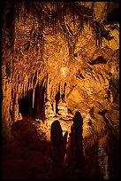 Room with delicate stalagtites, Lehman Cave. Great Basin National Park ( color)