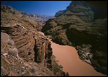 Colorado River between Tapeats Creek and Deer Creek. Grand Canyon  National Park ( color)