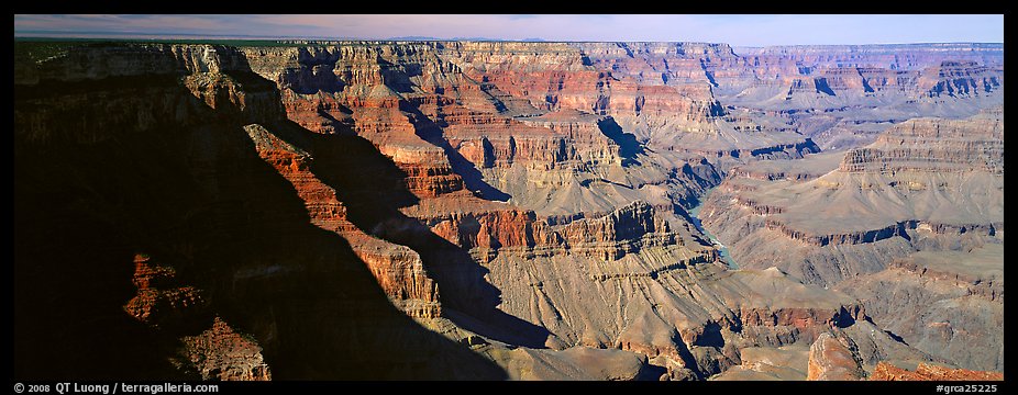 Canyon cliffs from South Rim. Grand Canyon National Park, Arizona, USA.