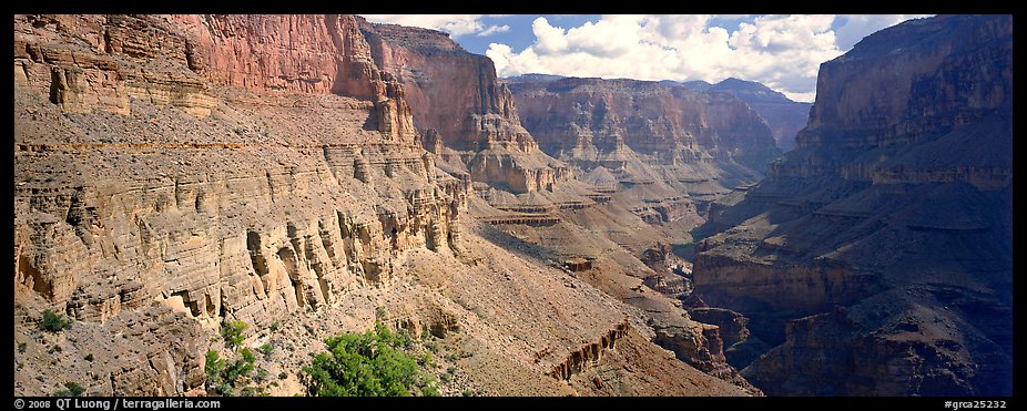 Secondary Canyon. Grand Canyon  National Park (color)