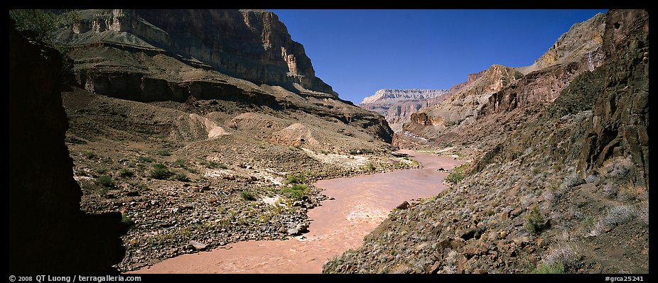 Muddy waters of Colorado River. Grand Canyon National Park, Arizona, USA.