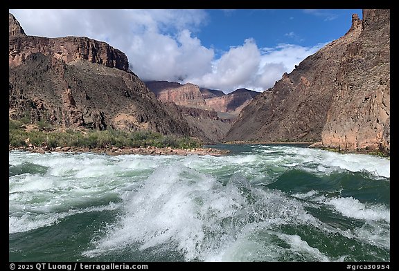 Waves in Granite Rapids. Grand Canyon National Park (color)