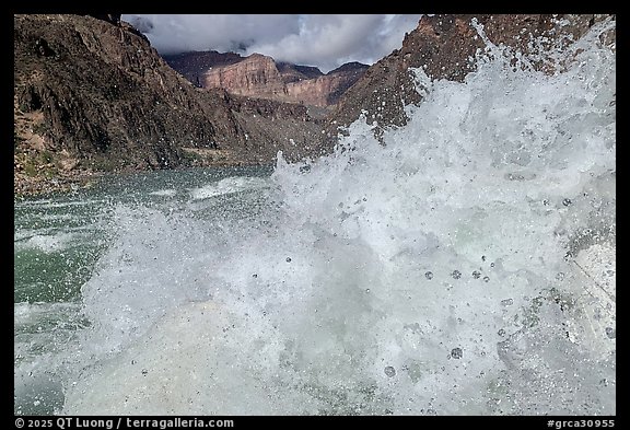 Massive wave, Granite Rapids. Grand Canyon National Park (color)