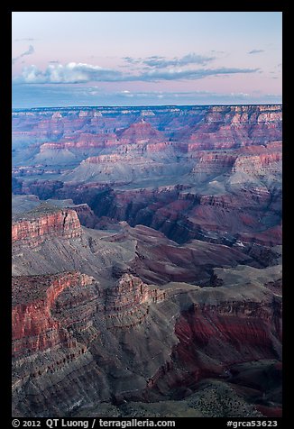 View from Moran Point at dawn. Grand Canyon National Park (color)
