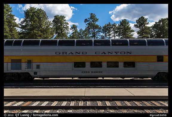 Grand Canyon railway. Grand Canyon National Park (color)