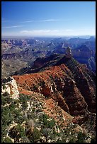 View from Point Imperial, morning. Grand Canyon National Park ( color)