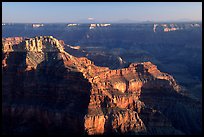 View from Point Sublime, sunset. Grand Canyon  National Park, Arizona, USA.