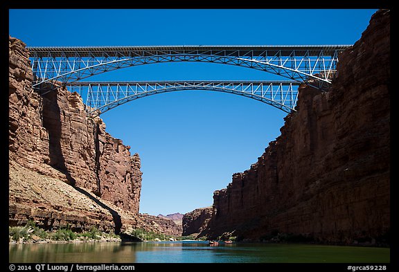 Navajo Bridge. Grand Canyon National Park (color)