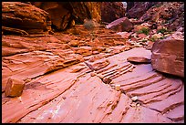 Sandstone terraces, North Canyon. Grand Canyon National Park ( color)