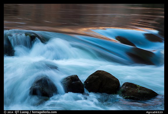 Boulders and rapids. Grand Canyon National Park (color)