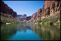 Cliffs and reflections, Marble Canyon. Grand Canyon National Park ( color)