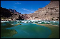 Current preceding rapids. Grand Canyon National Park ( color)