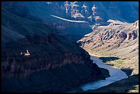 Helicopter over Grand Canyon, Whitmore Wash. Grand Canyon National Park ( color)