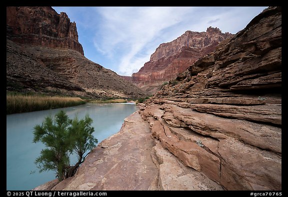 Turquoise Little Colorado River. Grand Canyon National Park (color)