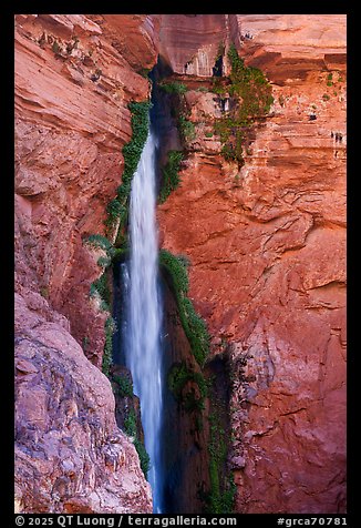 Deer Crek falls detail. Grand Canyon National Park (color)