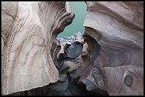 Erosion has shaped the sandstone into an abstract network of smooth, curving forms. Grand Canyon National Park ( color)