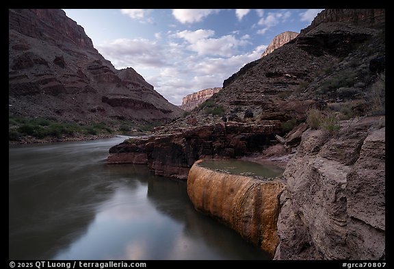 Pumpkin Springs at twilight. Grand Canyon National Park (color)