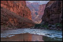 Approaching rapids in Inner Gorge. Grand Canyon National Park ( color)