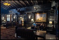Main lobby, El Tovar. Grand Canyon National Park ( color)