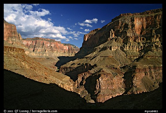 Confluence of Tapeats Creek and Thunder River. Grand Canyon National Park, Arizona, USA.