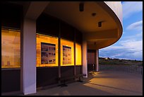 Far View visitor center at dusk. Mesa Verde National Park ( color)