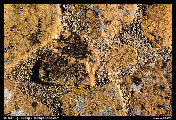 Close up of wall, Coyote Village. Mesa Verde National Park, Colorado, USA.