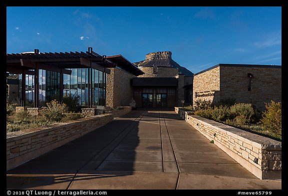 Visitor and Research Center. Mesa Verde National Park, Colorado, USA.