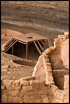 Masonery structure and pithouse, Step House, Wetherill Mesa. Mesa Verde National Park ( color)