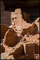 Original walls from Ancestral Puebloan cliff dwelling. Mesa Verde National Park ( color)