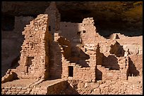 Original walls from Anasazi cliff dwelling. Mesa Verde National Park ( color)