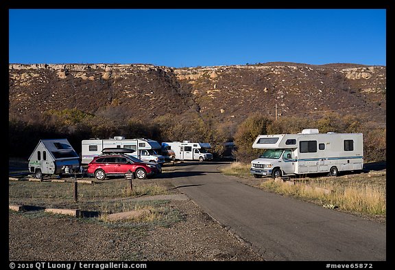 Morefield Campground. Mesa Verde National Park, Colorado, USA.