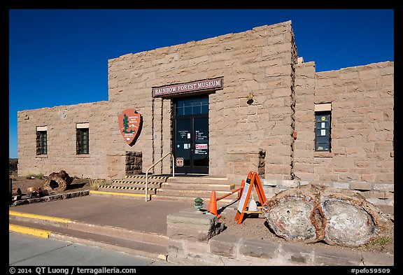 Rainbow Forest Museum. Petrified Forest National Park (color)