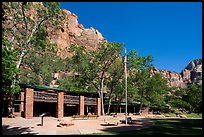 Zion lodge. Zion National Park ( color)