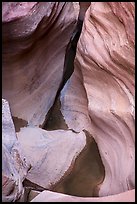 Sandstone bowl, Pine Creek Canyon. Zion National Park ( color)