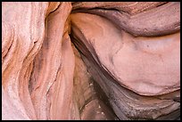 Sandstone ledges, Pine Creek Canyon. Zion National Park ( color)