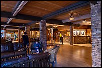 Main Lobby, Zion Lodge. Zion National Park ( color)