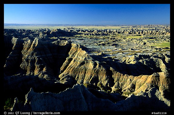 View from Pinacles overlook, sunrise. Badlands National Park