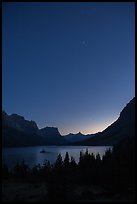 pictures of Glacier National Park Night